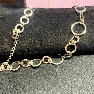 Women’s sterling, silver chain necklace